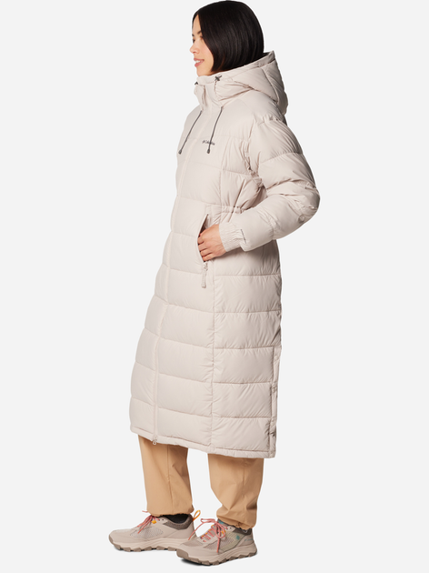 Куртка зимова довга жіноча Columbia Pike Lake Long Jacket 2051351279 XS Бежева (195981656633) - зображення 5