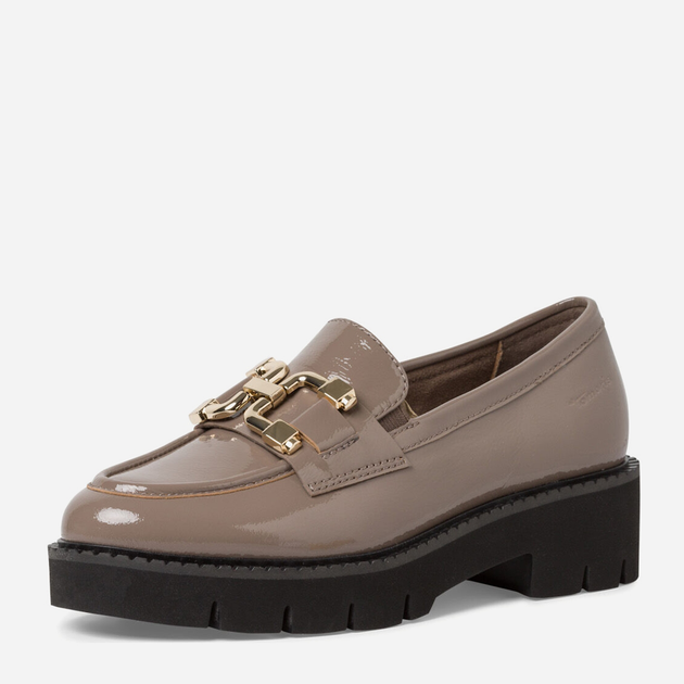 Loafersy damskie skórzane Tamaris Comfort 8-84704-41-345 40 25 cm Brązowe (4064224586104) - obraz 2