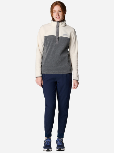 Толстовка без капюшона жіноча Columbia Benton Springs 1/2 Snap Pull Over II 2085651023 XL Сіра (195981210224) - зображення 3