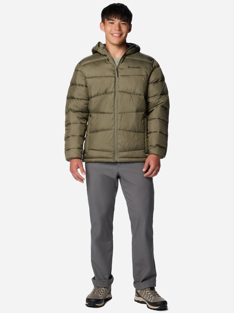 Kurtka zimowa męska sportowa Columbia Fivemile Butte II Hooded Jacket 2086912397 S Zielona (195981422863) - obraz 3