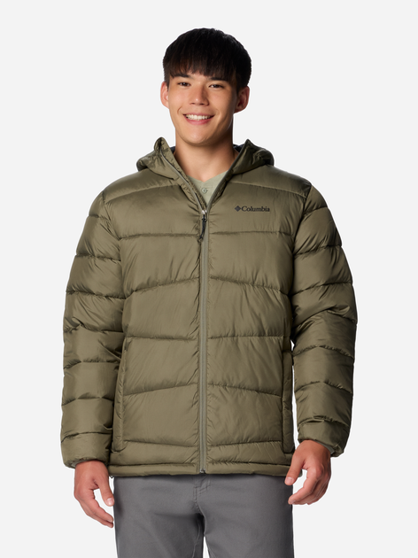 Kurtka zimowa męska sportowa Columbia Fivemile Butte II Hooded Jacket 2086912397 L Zielona (195981422849) - obraz 1