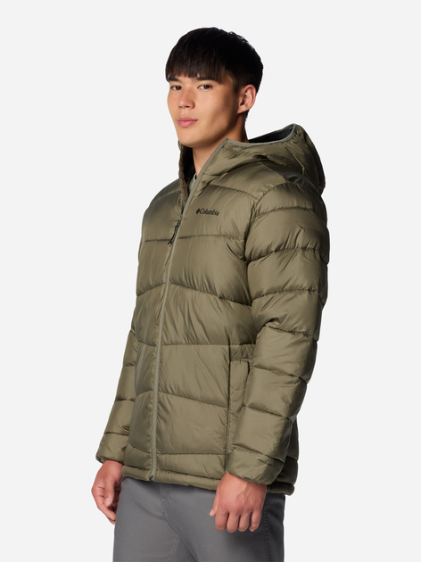 Куртка зимова коротка чоловіча Columbia Fivemile Butte II Hooded Jacket 2086912397 XL Зелена (195981422856) - зображення 4