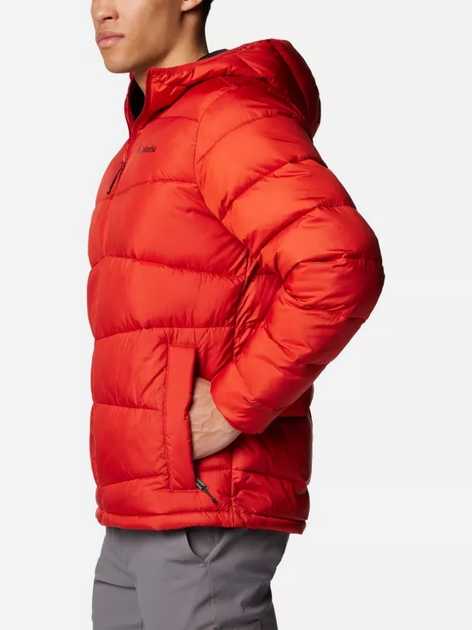 Kurtka zimowa męska sportowa Columbia Fivemile Butte II Hooded Jacket 2086912698 M Czerwona (195981422931) - obraz 3