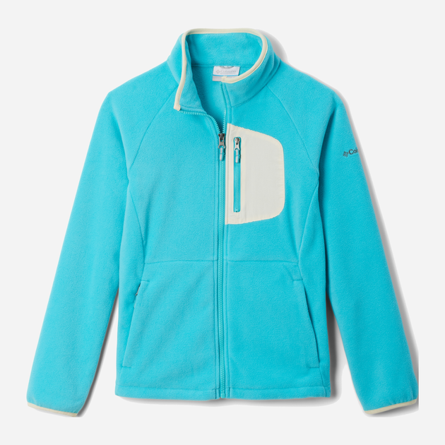 Bluza dla dziewczynki rozpinana bez kaptura Columbia Fast Trek IV Fleece Full Zip 2087792336 116-122 cm Błekitna (195981006230) - obraz 1