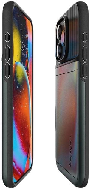 Панель Spigen Slim Armor CS для iPhone 15 Pro Abyss Green (8809896750622) - зображення 5