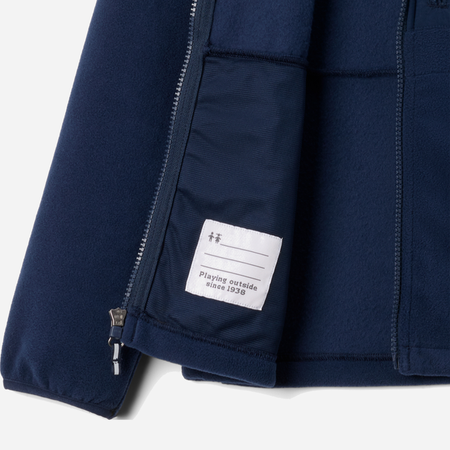 Дитяча толстовка для дівчинки Columbia Fast Trek IV Fleece Full Zip 2087792464 116-122 см Синя (195981005905) - зображення 3