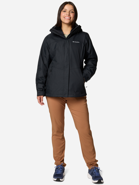 Спортивна вітрівка з капюшоном жіноча Columbia Bugaboo III Fleece Interchange Jacket 2087821010 S Чорна (195981118568) - зображення 3