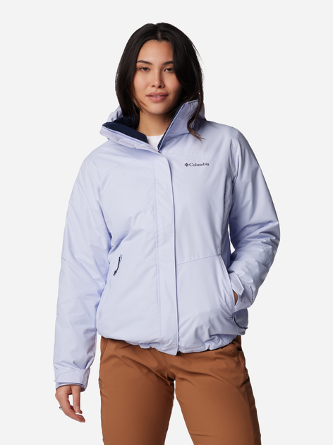 Спортивна вітрівка з капюшоном жіноча Columbia Bugaboo III Fleece Interchange Jacket 2087821581 M Фіолетова (195981118582) - зображення 1