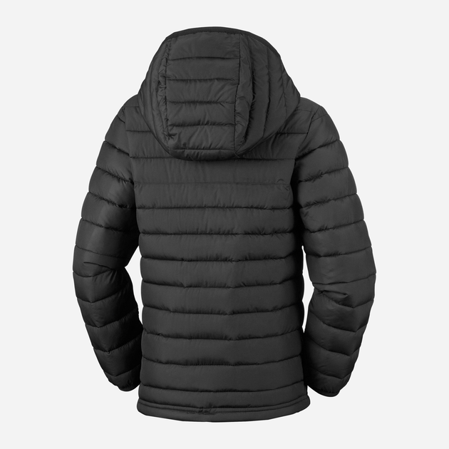 Дитяча зимова куртка для хлопчика Columbia Powder Lite II Hooded Jacket 2090023010 132 см (S) Чорна (195981516623) - зображення 2