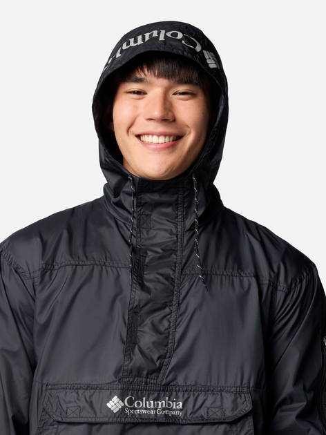 Kurtka wiatrówka męska Columbia Challenger II Windbreaker 2091001010 XXL Czarna (195980993838) - obraz 6