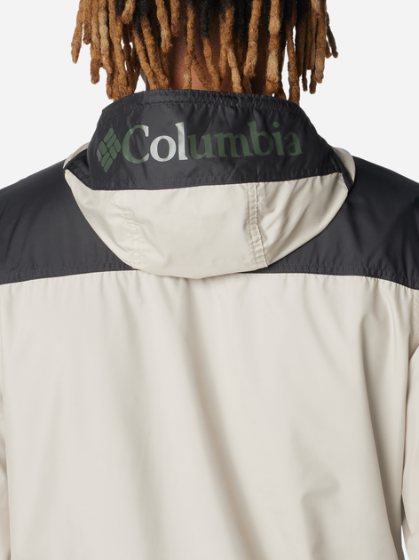 Вітровка чоловіча Columbia Challenger II Windbreaker 2091001278 XL Екрю/Чорна (195980994002) - зображення 5