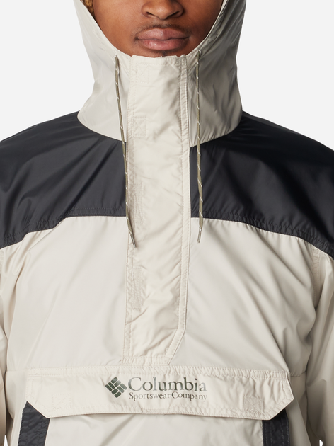 Вітровка чоловіча Columbia Challenger II Windbreaker 2091001278 XXL Екрю/Чорна (195980993968) - зображення 4