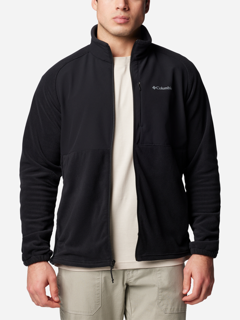 Bluza męska rozpinana streetwear Columbia Sage Peak Full Zip Fleece 2095781010 M Czarna (195981013467) - obraz 3