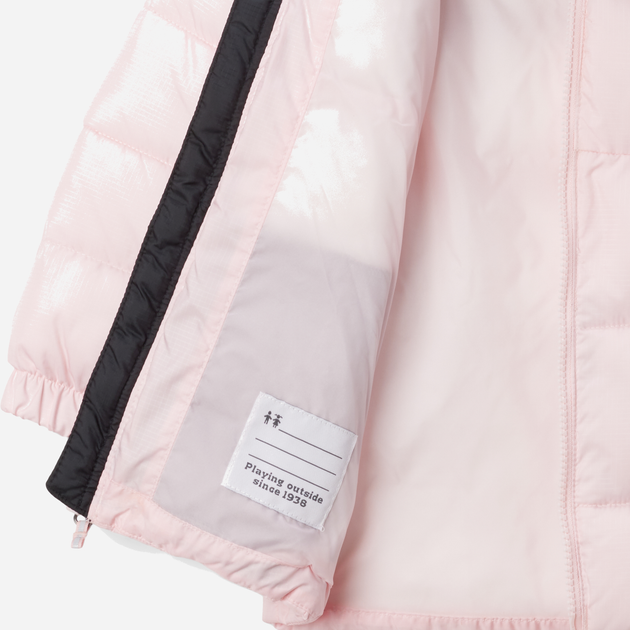 Kurtka dziecięca dla dziewczynki zimowa Columbia Puffect Hooded Jacket 2096273608 92 Różowa (195981109252) - obraz 3