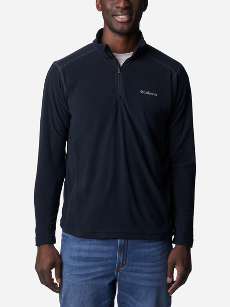 Толстовка на флісі чоловіча Columbia Klamath Range II Half Zip 1352472010 XL Чорна (824646897134) - зображення 1