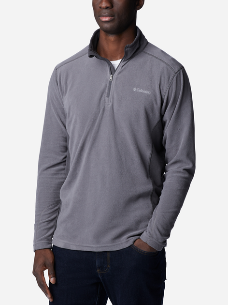 Толстовка на флісі чоловіча Columbia Klamath Range II Half Zip 1352472024 XXL Сіра (192660726229) - зображення 3