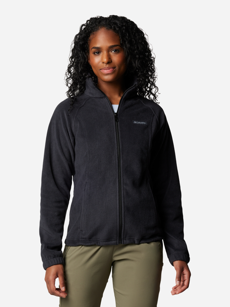 Толстовка на блискавці без капюшона жіноча Columbia Benton Springs Full Zip 1372111010 XS Чорна (824648383789) - зображення 1