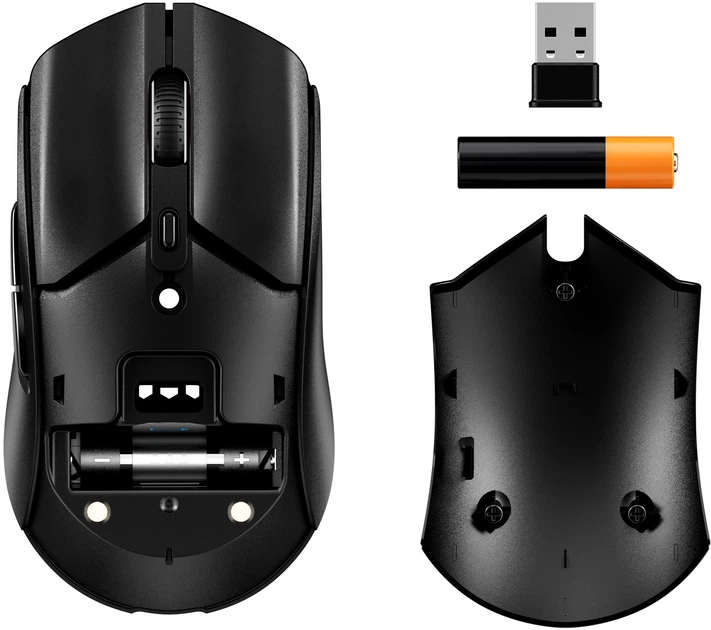 Mysz HyperX Pulsefire Haste 2 Core Wireless/Bluetooth Black (8R2E6AA) - obraz 12