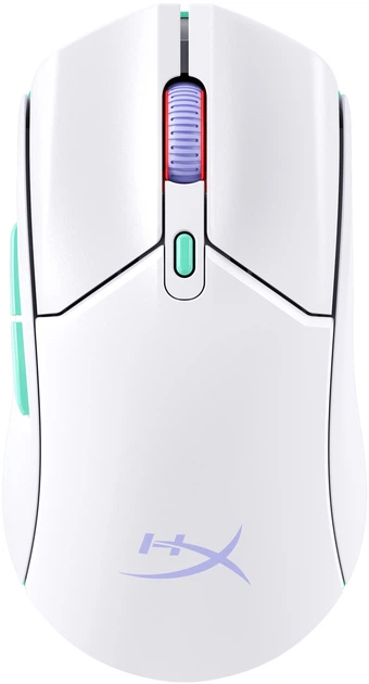 Mysz HyperX Pulsefire Haste 2 Core Wireless/Bluetooth White (8R2E7AA) - obraz 3