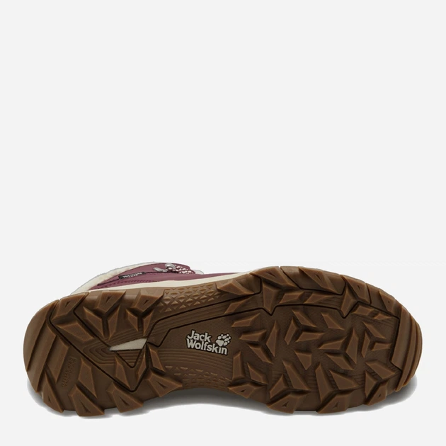 Женские зимние ботинки низкие с мембраной Jack Wolfskin Everquest Texapore Mid W 4053581-J0128 37 (4UK) 23.9 см Курно-красные (4064886368247) - изображение 6