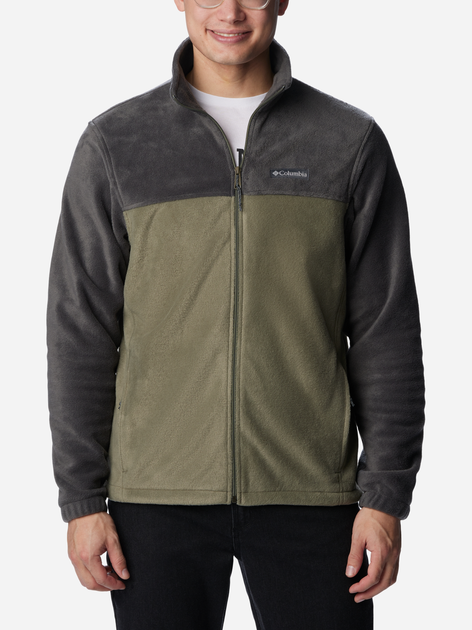 Толстовка на блискавці чоловіча Columbia Steens Mountain Full Zip 2.0 1476671024 XL Сірий/Оливковий (193855461871) - зображення 1