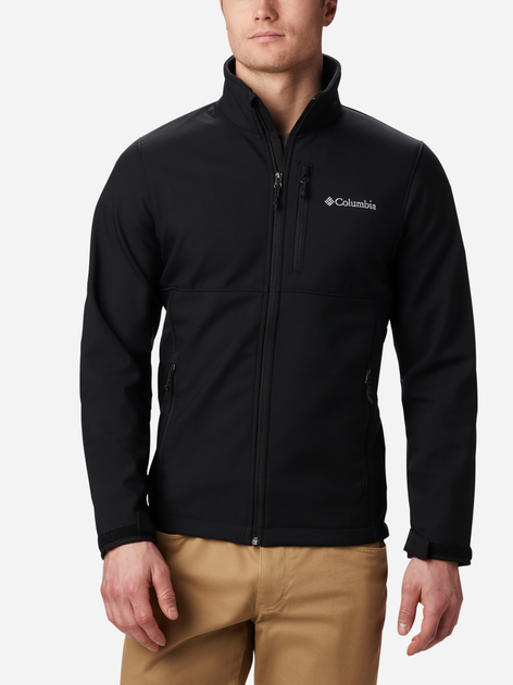 Kurtka wiatrówka męska Columbia Ascender Softshell Jacket 1556534007 L Czarna (195981378399) - obraz 1