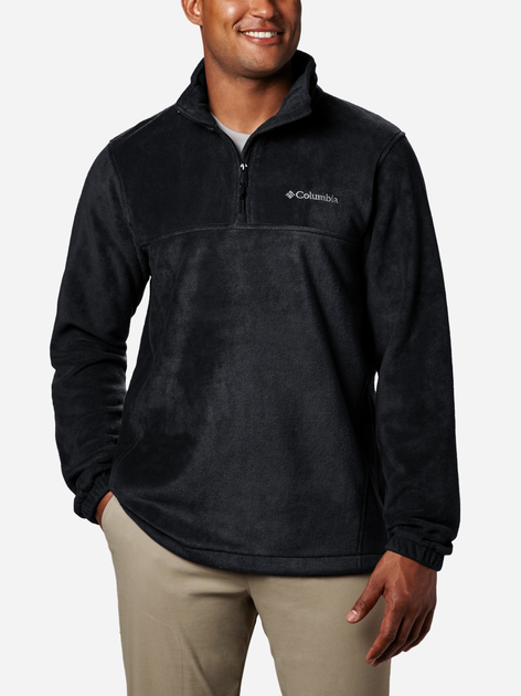 Толстовка на флісі чоловіча Columbia Steens Mountain Half Zip 1620191010 XL Чорна (888664237631) - зображення 1