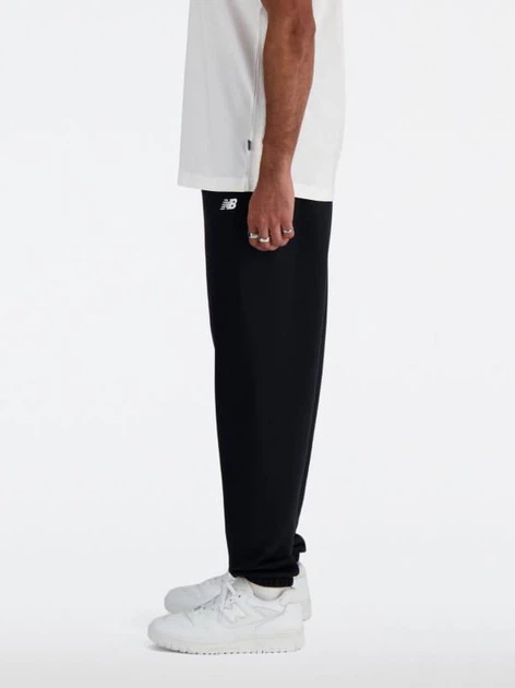 Spodnie dresowe męskie New Balance Small Logo MP41519 2XL Czarne (197375356853) - obraz 3