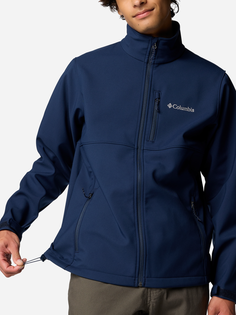 Kurtka wiatrówka męska Columbia Ascender Softshell Jacket 1556534467 L Granatowa (195981378344) - obraz 4