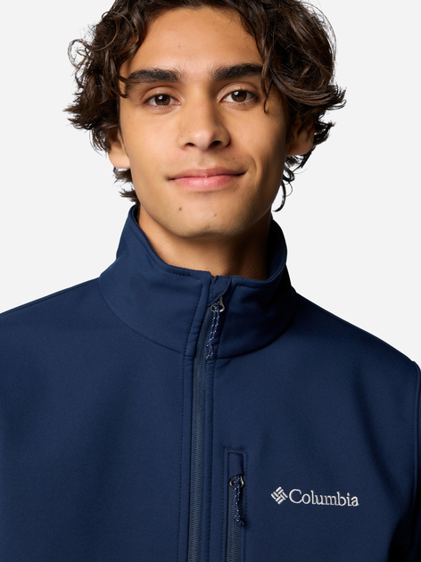 Kurtka wiatrówka męska Columbia Ascender Softshell Jacket 1556534467 L Granatowa (195981378344) - obraz 5