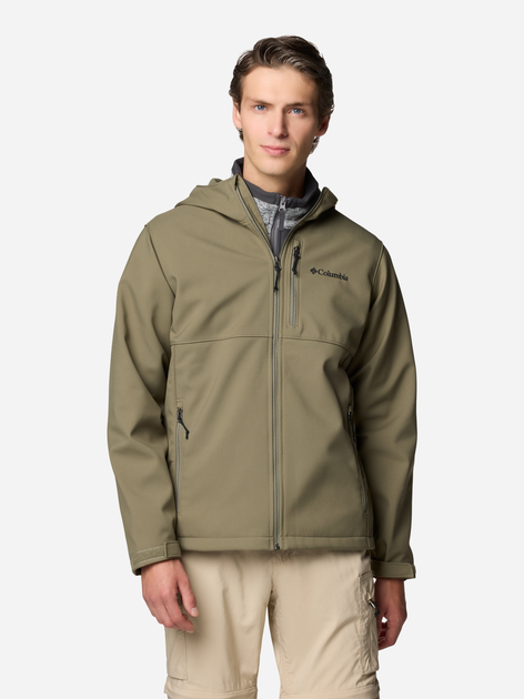 Вітровка чоловіча Columbia Ascender II Hooded Softshell Jacket 2090454397 XXL Оливкова (195981097092) - зображення 1