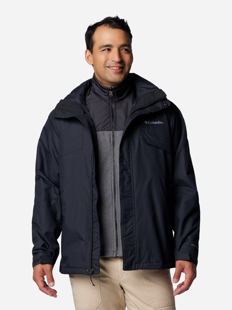 Куртка демісезонна з капюшоном чоловіча Columbia Bugaboo III Fleece Interchange Jacket 2096904010 S Чорна (195980982191) - зображення 4