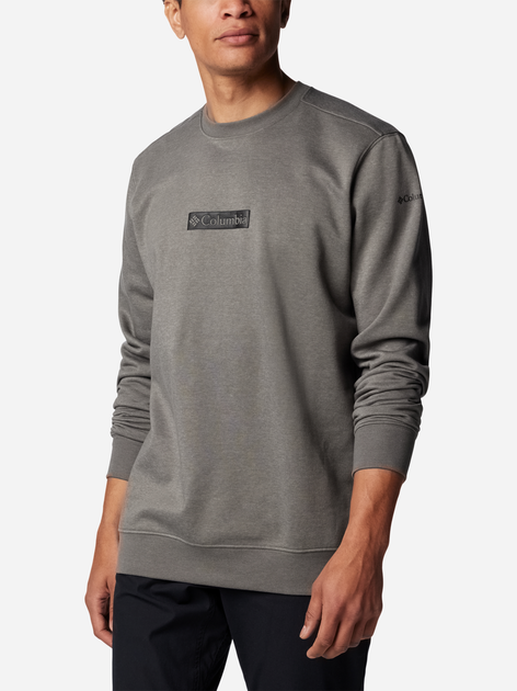 Світшот на флісі чоловічий Columbia Columbia Trek Crew 1957933029 S Темно-сірий (195981272475) - зображення 4