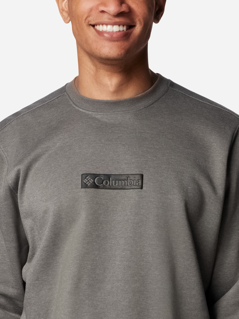 Світшот на флісі чоловічий Columbia Columbia Trek Crew 1957933029 S Темно-сірий (195981272475) - зображення 5