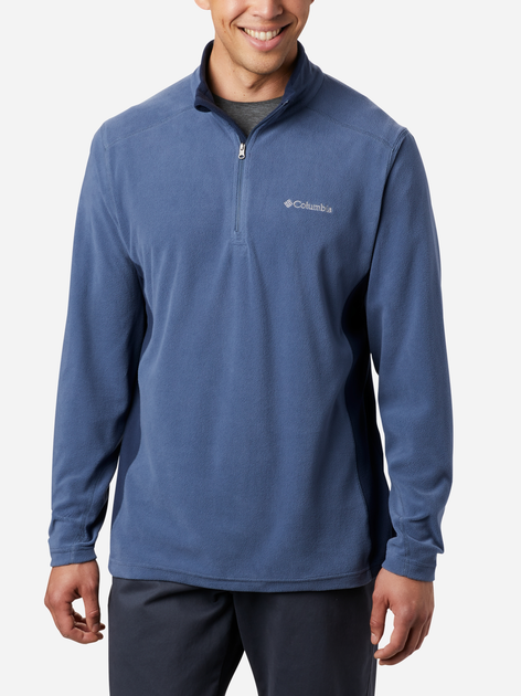 Толстовка на флісі чоловіча Columbia Klamath Range II Half Zip 1352472479 XXL Темно-синя (192660726274) - зображення 1