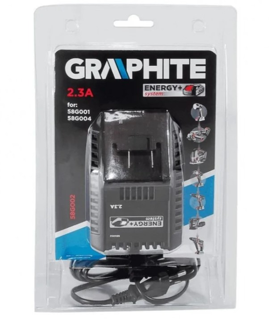 Ładowarka do akumulatorów Graphite Energy+ 230 V 58G002 (5902062035301) - obraz 5