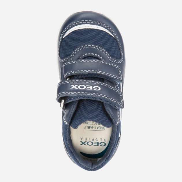 Sneakersy chłopięce Geox B8232A08510-C4211 27 Granatowy/Biały (8058279135321) - obraz 5
