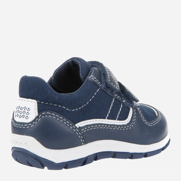 Sneakersy chłopięce Geox B8232A08510-C4211 25 Granatowy/Biały (8058279135307) - obraz 3