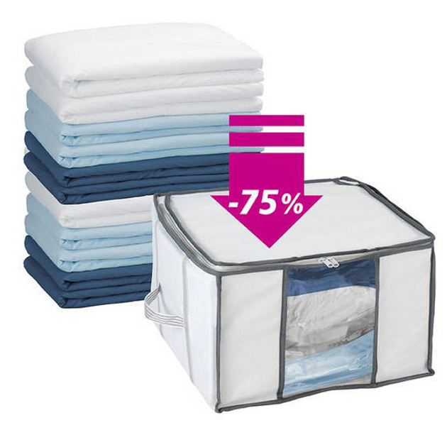 Pokrowiec na pościel Wenko Soft + worek próżniowy rozmiar S (4008838745052) - obraz 7