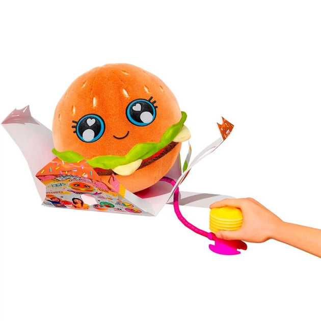Ігровий набір Biggies серії Little Foodies - Бургер (надувна іграшка, насос) - изображение 4