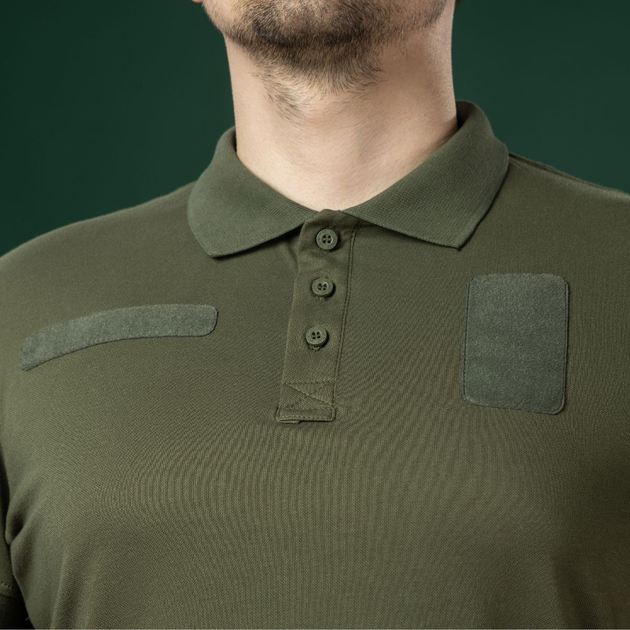 Футболка поло тактична Polo Ukrarmor Reflex. Матеріал Cotton. Хакі XXL - зображення 2