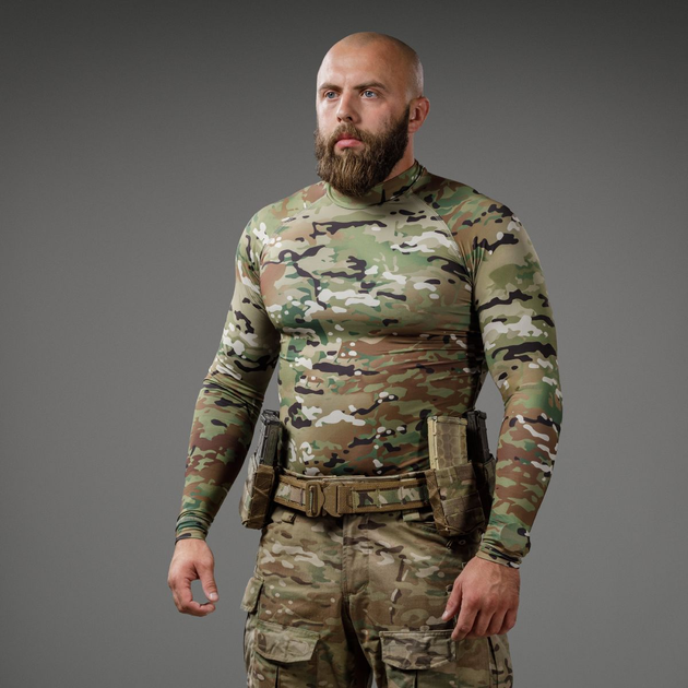 Рашгард тактичний Raptor Ukrarmor Rashguard Multicam. Slim fit, polyester M - зображення 2