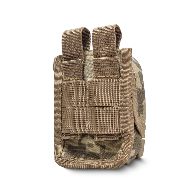 Підсумок під гранату. Ukrarmor Кріплення Molle. Cordura 500D. Піксель (мм-14) 10×9×6 см - зображення 2