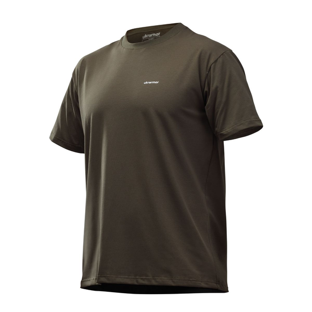 Футболка Basic Military Ukrarmor T-shirt. Cotton and Elastane, олива S - изображение 1