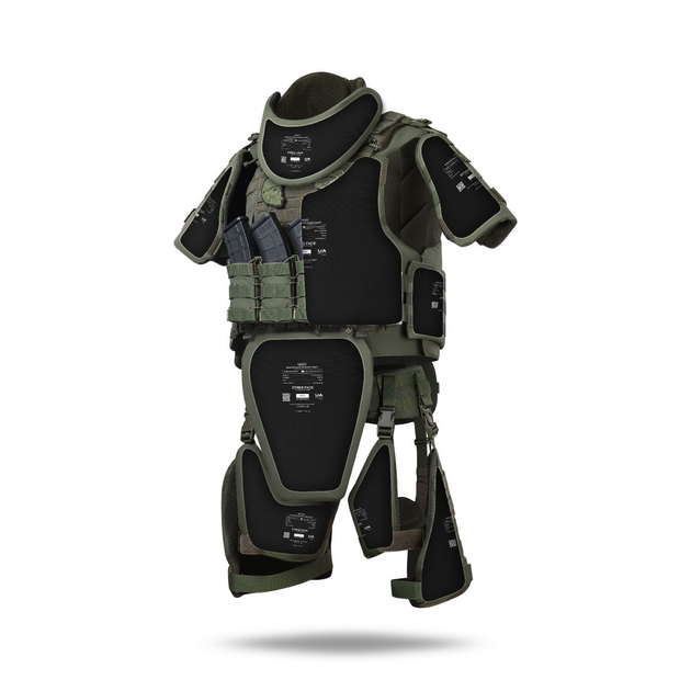 Бронекостюм ATAS (Advanced Ukrarmor Tactical Armor Suit) Level II. Клас захисту - 2. Олива. L/XL - зображення 2