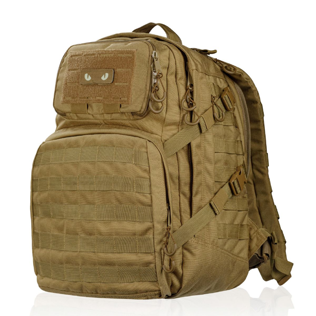 Тактический рюкзак RANGER Ukrarmor на 40л. Койот. CORDURA 1000 30 x 52 x 30 см - изображение 1