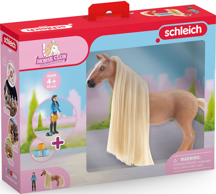 Ігровий набір Schleich Horse Club Sofia’s Beauties Кім і Карамело (4059433574400) - зображення 1