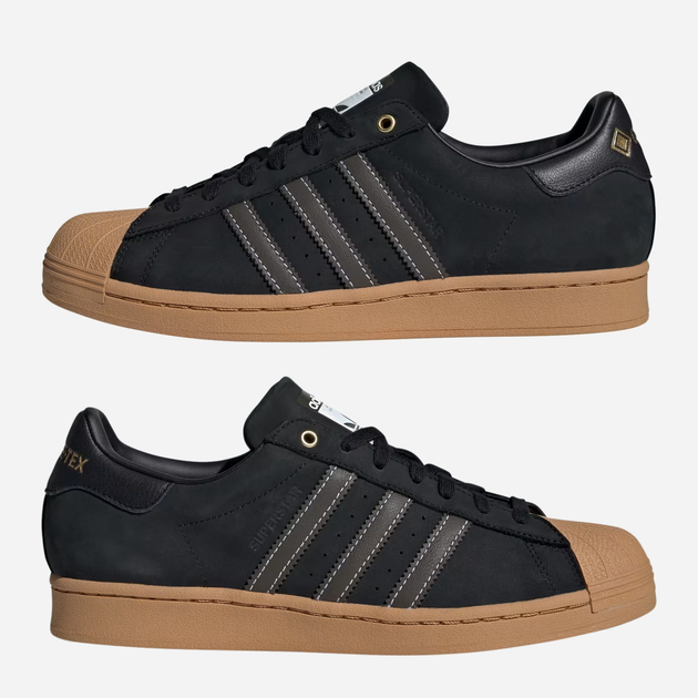 Sneakersy męskie do kostki adidas Originals Superstar Gore-Tex IF6161 41.5 Czarne (4066764523106) - obraz 2