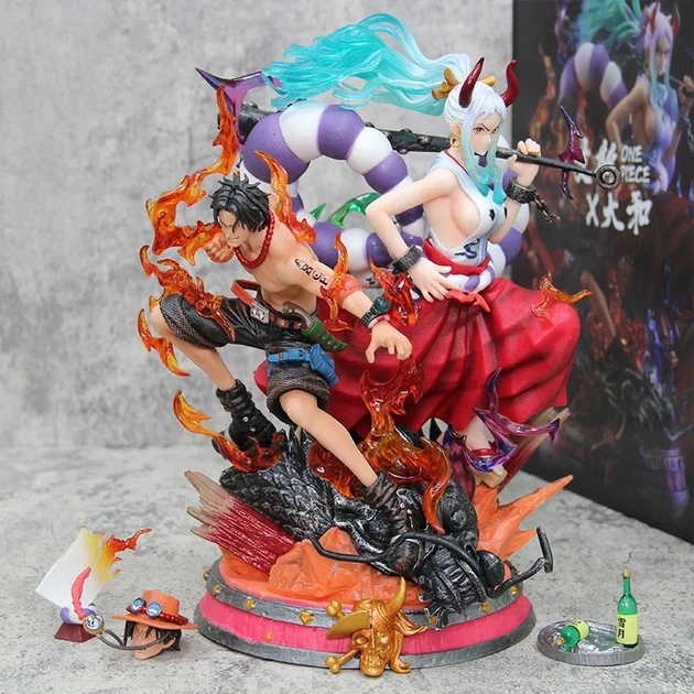 Portgas D. Ace フィギュア 4体セット Аниме фигурка One Piece Ван Пис Yamato & Portgas D Ace, Ямато и