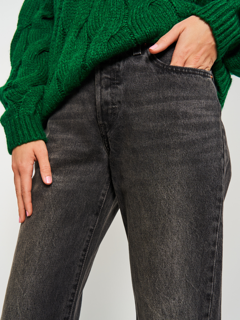 Jeansy regular fit damskie Levi's 501 90S A1959-0022 26-30 Czarne (5401105994228) - obraz 4